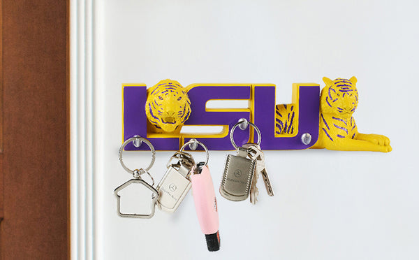 StadiumSpotFG Louisiana State University Pink Key Chain