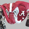 Alabama Crimson Tide Organization Hook Rack for Hats, Lanyards, Keys and Coats